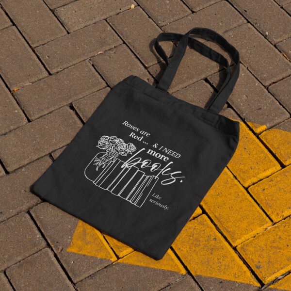 "I need books" Tote Bag Light (NEU)